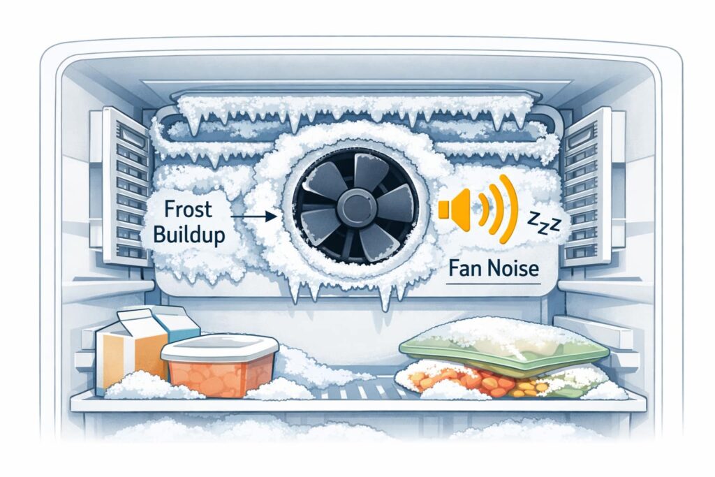 Fix 3: If the Buzzing Seems Like a Fan Noise, Check for Ice/Frost Interference