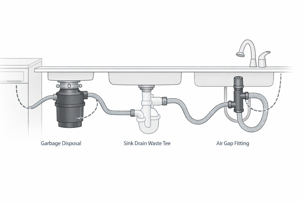 Step 1: Identify your drain connection point