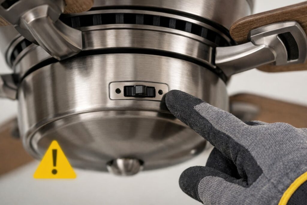 Step 1: Make sure the reverse switch isn’t “stuck in neutral”