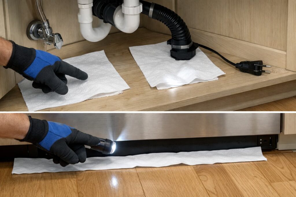 Step 1A: Pinpoint when the leak happens (no-guess method)