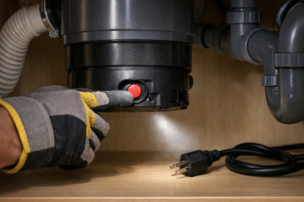 Step 4: Cool down + press the reset button (if equipped)