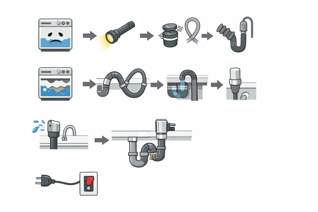 Troubleshooting: symptom → likely cause → safe check → next step