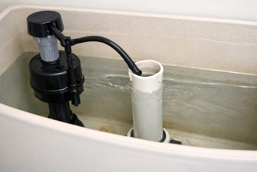 1) Is Water Going Into the Overflow Tube?